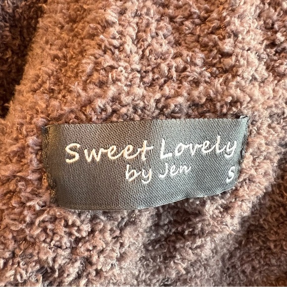 NWOT Sweet Lovely by Jen Cozy Blush Knit Sweater Size S - Picture 6 of 7